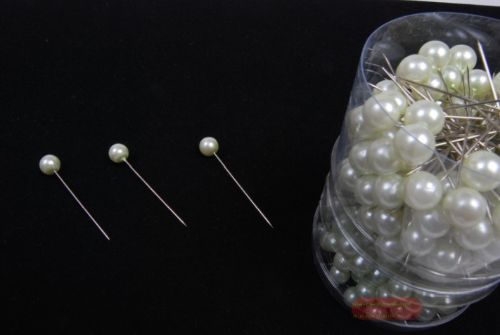 Bild von Deco, Perlennadel je 100x 8/10mm, creme