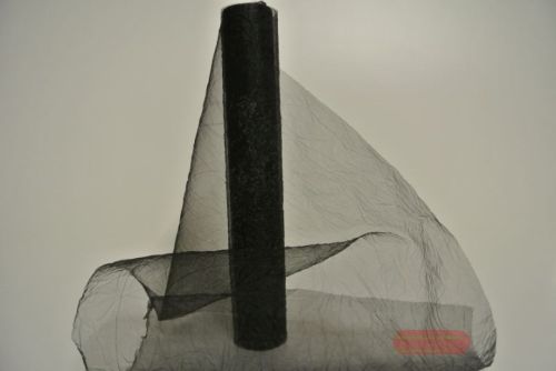 Bild von Band 5m/ 280mm, Crash-Organza, schwarz