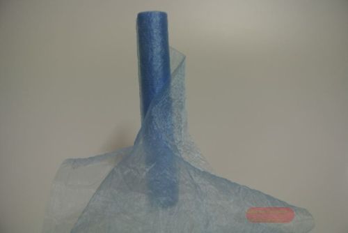 Bild von Band 5m/ 280mm, Crash-Organza, h'blau