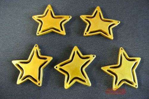 Bild von Sterne, zum anhängen 5cm, gold