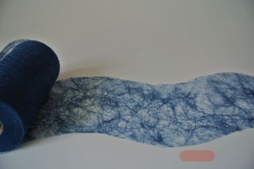 Bild von Deco, 25m/ 200mm Sizoflor Wellenschnitt, d'blau