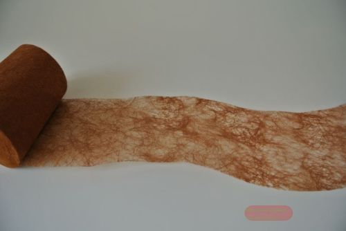 Bild von Deco, 25m/ 200mm Sizoflor Wellenschnitt, h'braun