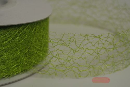 Bild von Deco, 25m/  30mm Spiderweb, h'grün