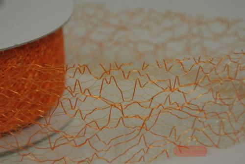 Bild von Deco, 25m/  30mm Spiderweb, orange