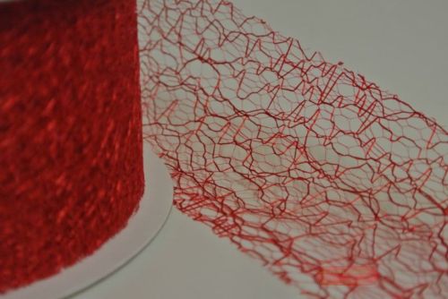 Bild von Deco, 25m/  50mm Spiderweb, rot