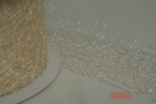 Bild von Deco, 25m/  50mm Spiderweb, ecru 50