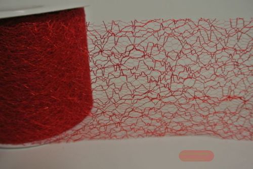 Bild von Deco, 25m/  80mm Spiderweb, rot