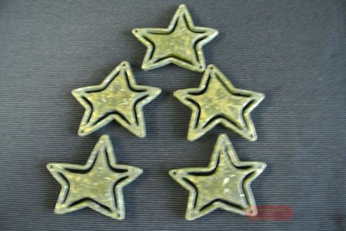 Bild von Sterne, zum anhängen 5cm, grün
