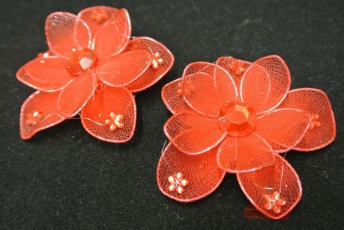 Bild von Deco, Blume 50mm, rot