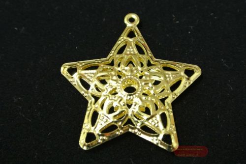 Bild von Deco, Stern offen 45mm mit Oese, gold