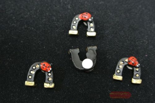 Bild von Hufeisen, 20mm klebend - VE 4x10Stk, schwarz