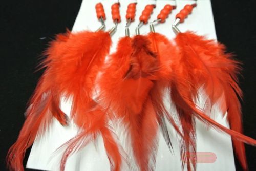 Bild von Anhänger, Feder an Gelenk 20cm, rot