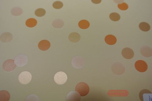 Bild von Bogen 70x 100cm, Punkte h'braun, creme