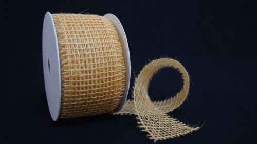 Bild von Band, 10m/   50mm Jute, mandarin