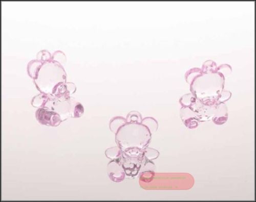 Bild von Deco, Bären Acryl 4.5cm, rosa