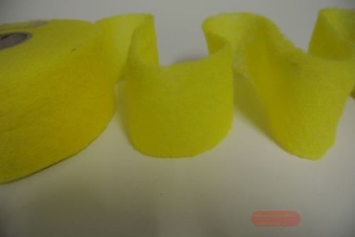 Bild von Band 15m/ 70mm, Naturwollvlies, gelb