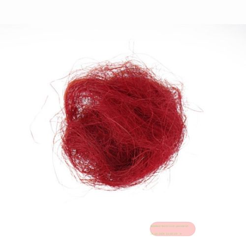 Bild von Deco, Sisalgras 25 Gr/Beutel, rot