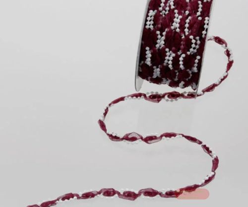 Bild von Band 10y/ 10mm, Rose-perl garland, rubin