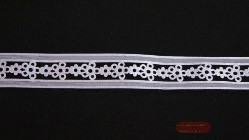 Bild von Band 20m/ 25mm, Blume gestanzt, lila