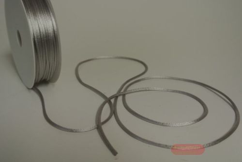 Bild von Band 25m/ 2mm, Seiden-Cord, altsilber