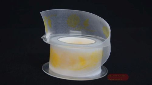 Bild von Band 20m/ 40mm, Clivia Blumen Mab, natur