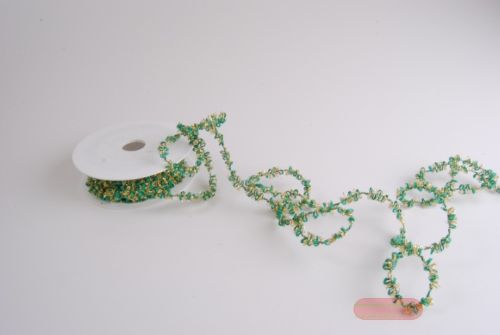 Bild von Band 15m/ 8mm, Flock, grün