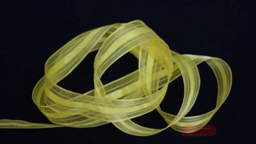 Bild von Band 20m/ 25mm, Organzarand, gelb