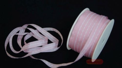 Bild von Band 50m/ 10mm, single stitch ribbon, rosa