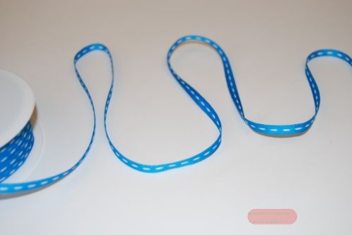 Bild von Band 50m/ 04mm, single stitch ribbon, türkis