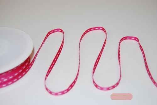 Bild von Band 50m/ 04mm, single stitch ribbon, fuchsia