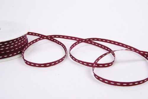 Bild von Band 50m/ 04mm, single stitch ribbon, weiss