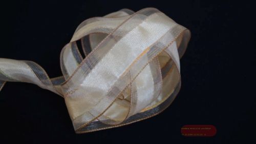 Bild von Band 20m/ 40mm, Tüllrand, mandarin