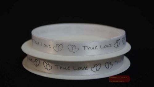 Bild von Band 20m/ 10mm, True Love 3D, weiss/silber