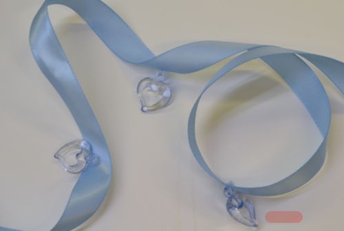 Bild von Band 5m/ 15mm, Baby Mab, h'blau