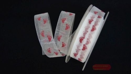 Bild von Band 20m/ 25mm, Füsschen, rubin