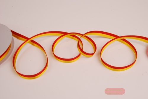 Bild von Band 50m/ 10mm, National, rot/gelb