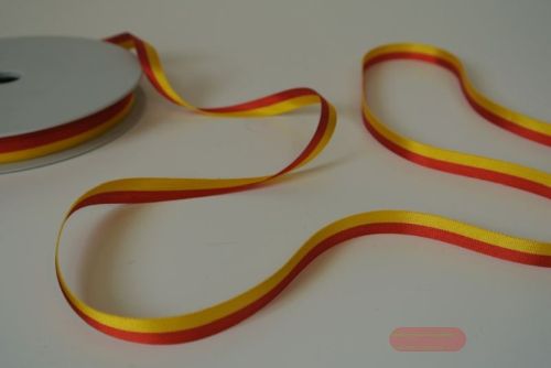 Bild von Band 50m/ 15mm, National, rot/gelb
