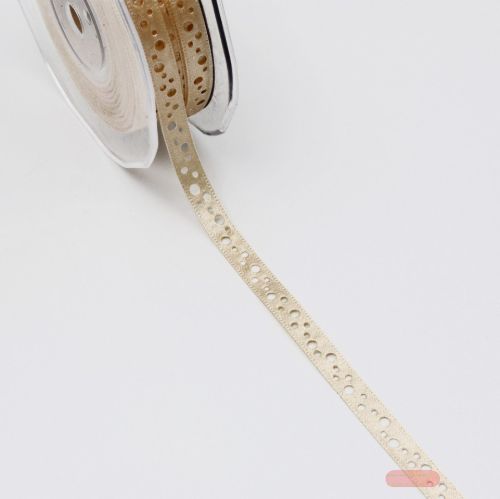 Bild von Band  20m/ 09mm, Lochband, hellbraun