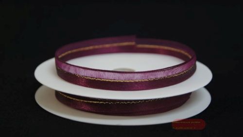 Bild von Band 20m/ 10mm, uni & tüll, kardinal