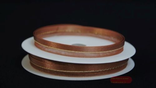 Bild von Band 20m/ 10mm, uni & tüll, ocker