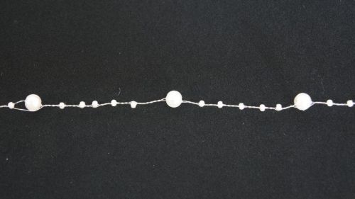 Bild von Girlande, 10m/  5mm, Perlenschnur, h'rosa