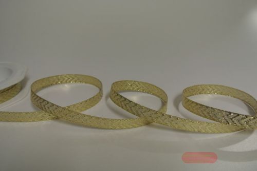 Bild von Band 20m/ 10mm, Fischgrat, gold