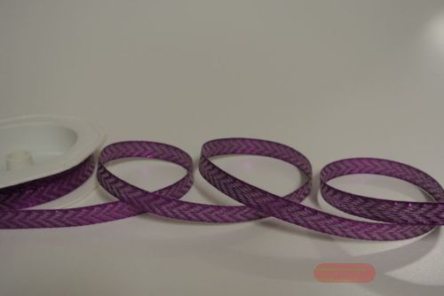 Bild von Band 20m/ 10mm, Fischgrat, violett