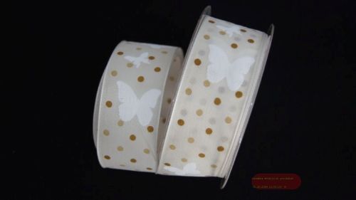 Bild von Band 20m/ 40mm, Fee Punkte Mab, natur