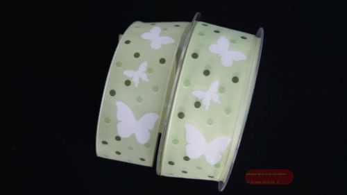 Bild von Band 20m/ 40mm, Fee Punkte Mab, grün