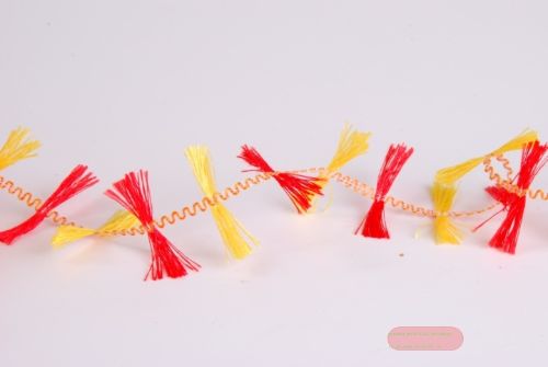 Bild von Band 20m/ 40mm, Drachenschnur, rot/gelb