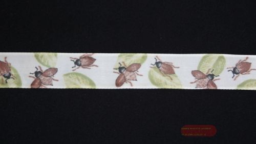 Bild von Band 25m/ 25mm, Maikäfer, grün/braun