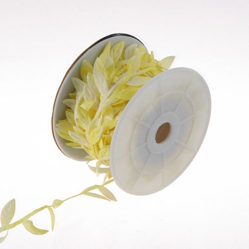 Bild von Band 10m/ 20mm, Blättergirlande, gelb