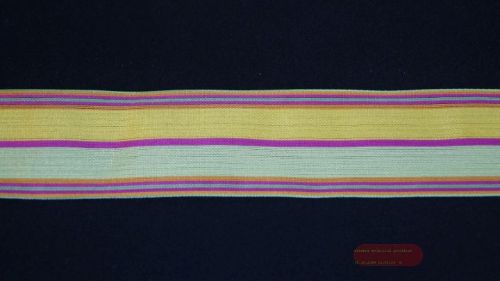 Bild von Band 25m/ 40mm, Streifen, orange/grün