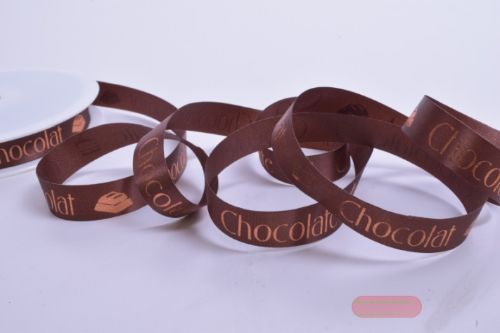 Bild von Band 50m/ 15mm, chocolat, d'braun/ kupfer